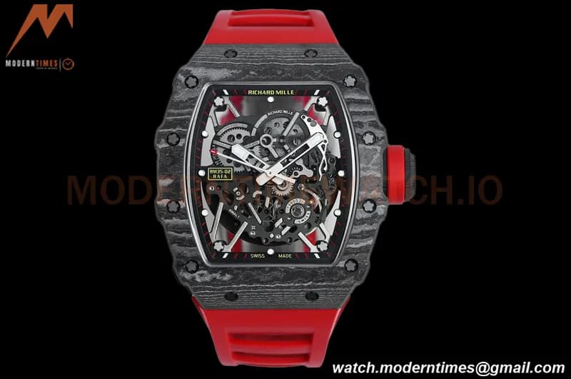 Richard Mille - RM35-02 Rafael Nadal Blk/Red FC/VRU BBR RMAL1