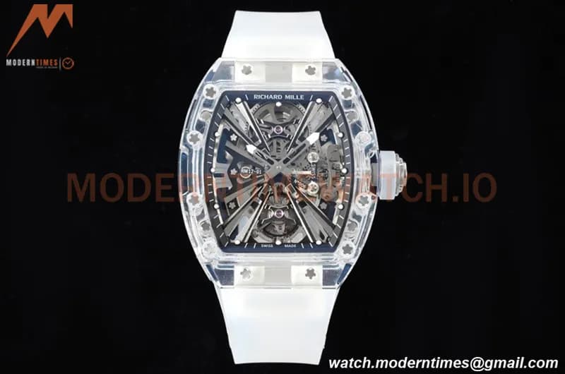 Richard Mille - RM012-01 Tourbillon Sapphire FC/RU Transparent Skeleton RMF Tourb