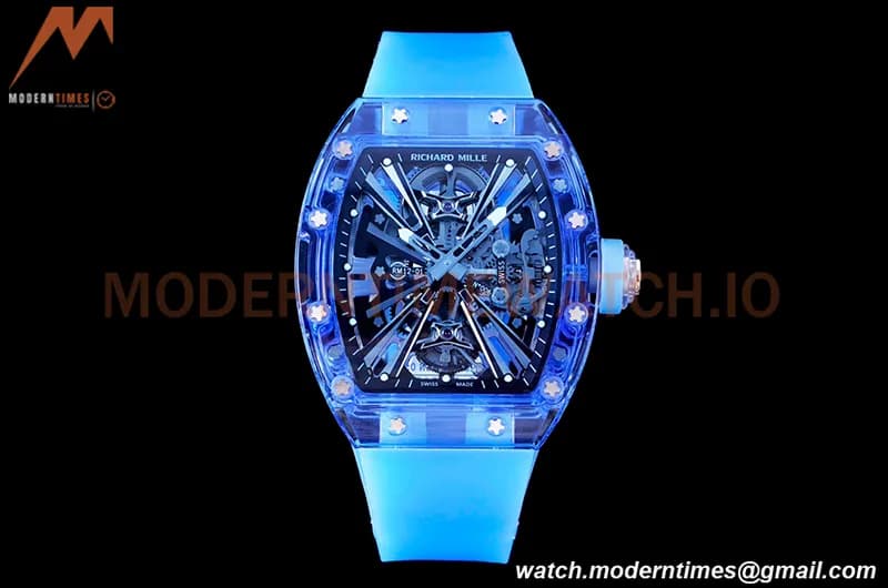 Richard Mille - RM012-01 Tourbillon Blue Sapphire FC/RU Blue Skeleton RMF Tourb