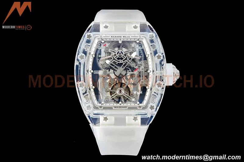 Richard Mille - RM056-01 Tourbillon Sapphire RU Transparent Skeleton RMF Tourb