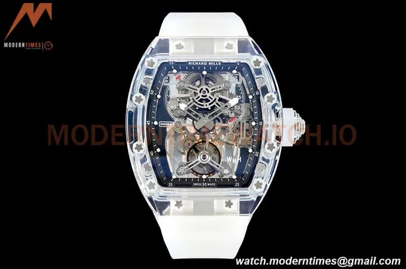 Richard Mille - RM056-01 Tourbillon Sapphire RU Transparent Black Skeleton RMF Tourb