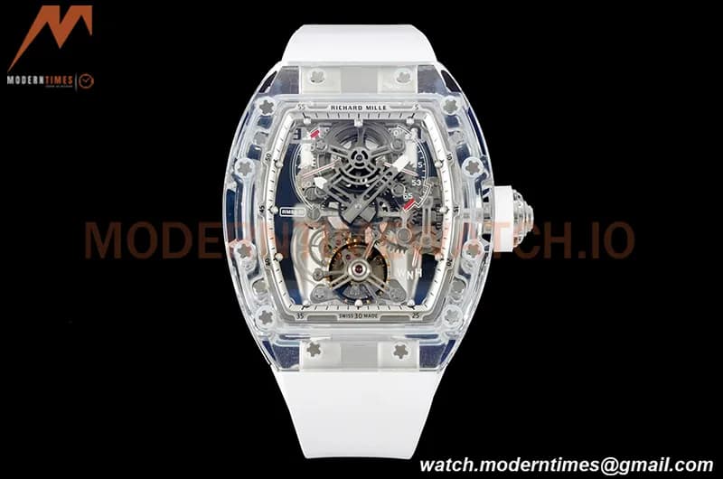 Richard Mille - RM056-01 Tourbillon Sapphire RU Transparent White Skeleton RMF Tourb