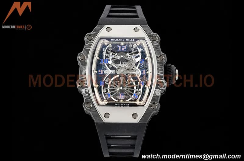 Richard Mille - RM021-01 Tourbillon CF/RU Black Skeleton RMF Tourb