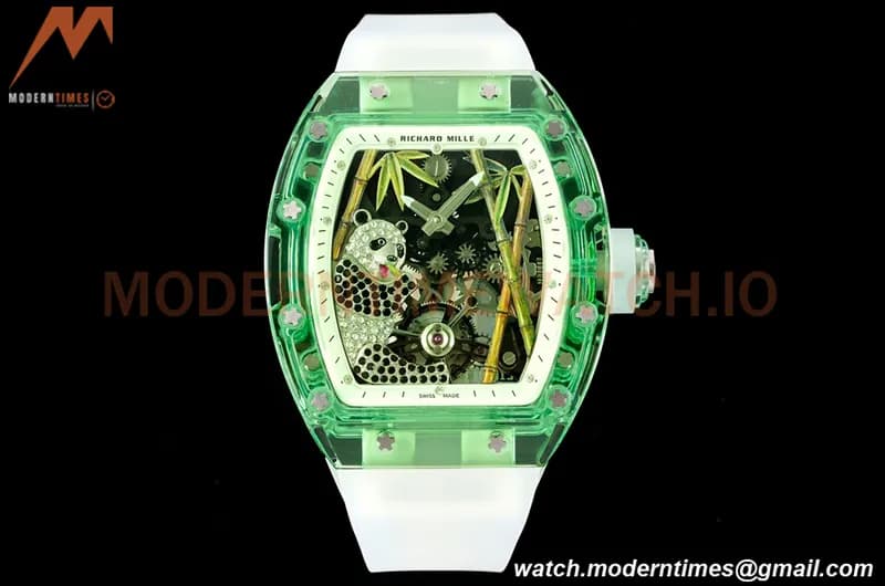 Richard Mille - RM026-01 Tourbillon Crystal Green Transparent Skeleton RMF Tourb