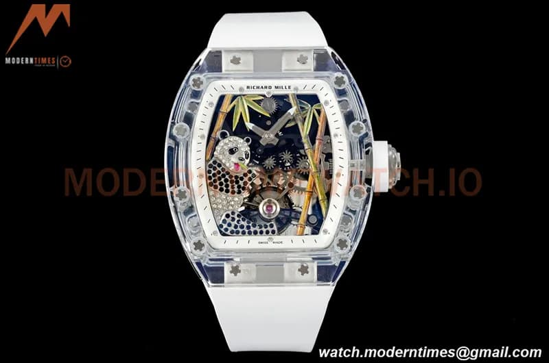 Richard Mille - RM026-01 Tourbillon Crystal Transparent Skeleton White RMF Tourb