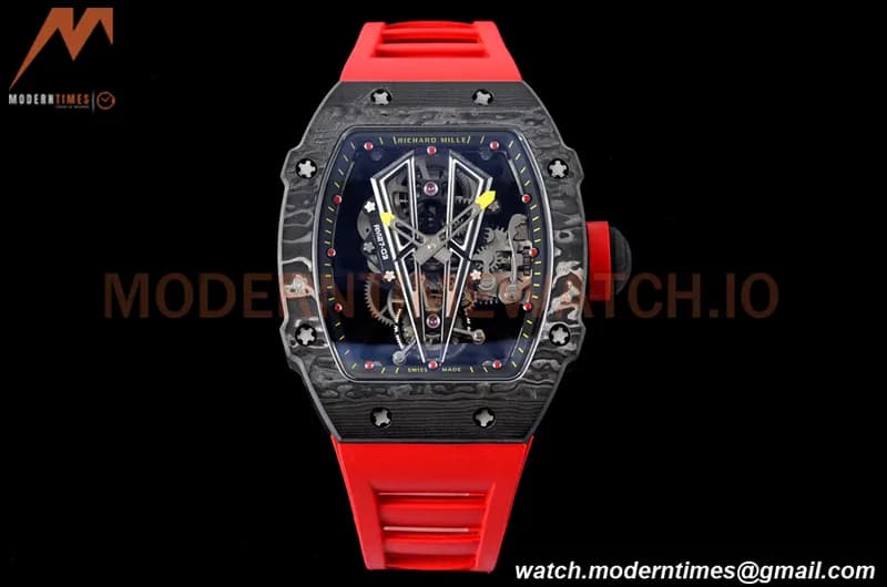 Richard Mille - RM027-03 Tourbillon Rafael Nadal NTPT/RU/Red Skeleton RMF Tourb