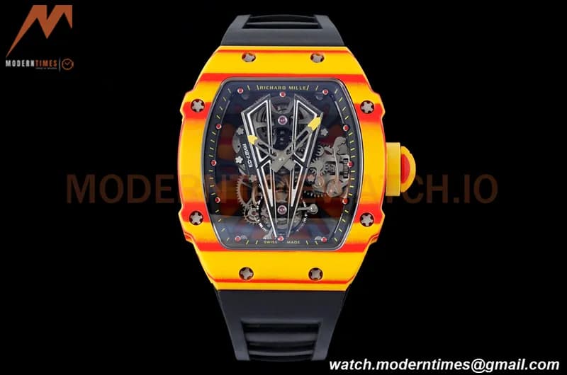 Richard Mille - RM027-03 Tourbillon Rafael Nadal NTPT/RU/Yelw Skeleton RMF Tourb