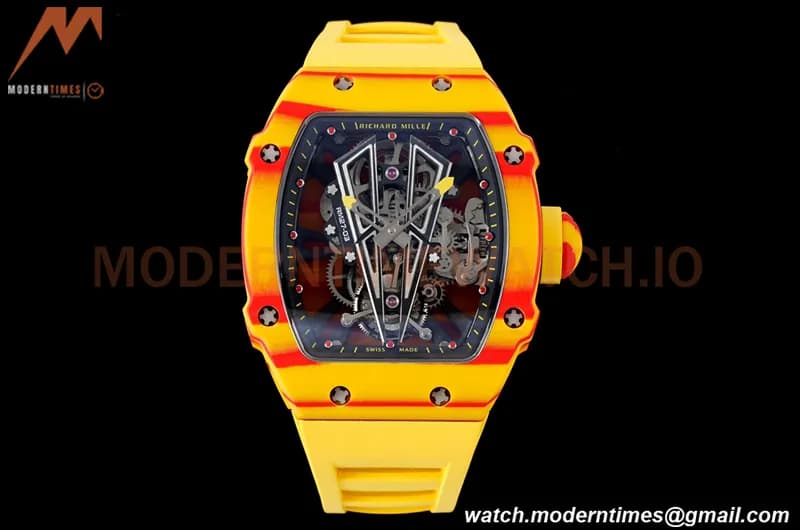 Richard Mille - RM027-03 Tourbillon Rafael Nadal NTPT/RU Skeleton Yellow RMF Tourb