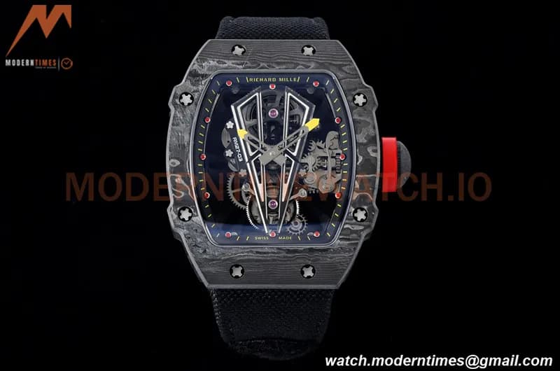 Richard Mille - RM027-03 Tourbillon Rafael Nadal NTPT/NY/Blk Skeleton RMF Tourb