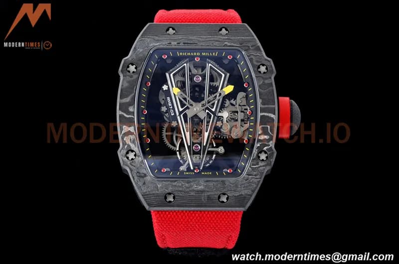 Richard Mille - RM027-03 Tourbillon Rafael Nadal NTPT/NY/Red Skeleton RMF Tourb