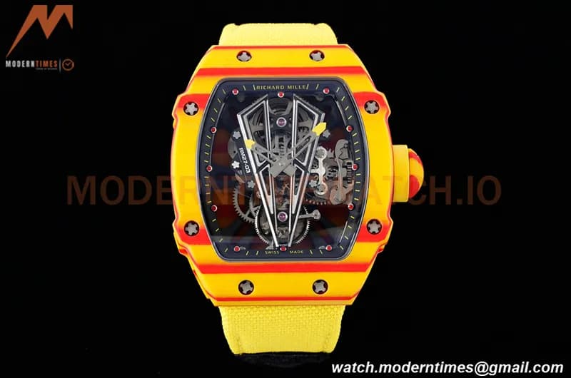 Richard Mille - RM027-03 Tourbillon Rafael Nadal NTPT/NY Skeleton Yellow RMF Tourb