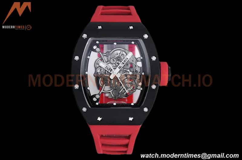 Richard Mille - RM055 Bubba Watson Black CER/RU Red Skeleton BBRF RMUL2