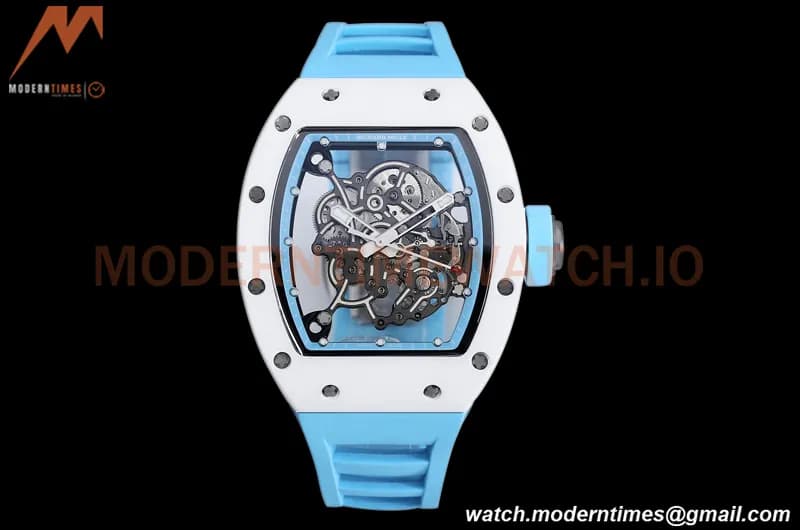 Richard Mille - RM055 Bubba Watson Blue CER/RU Blue Skeleton BBRF RMUL2