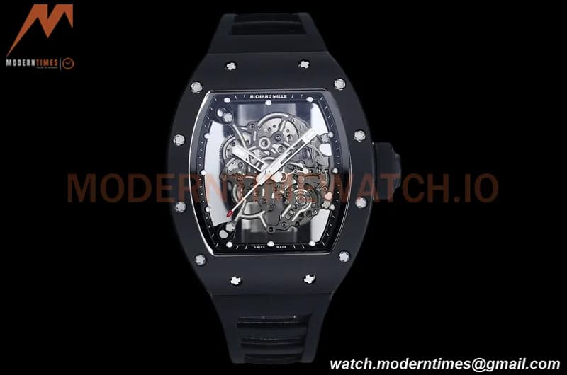 Richard Mille - RM055 Bubba Watson Black CER/RU Black Skeleton BBRF RMUL2