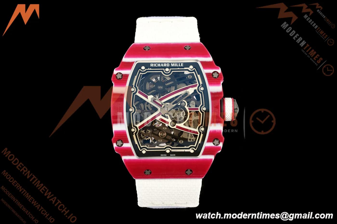 Richard Mille - RM67-02 Mutaz Essa Barshim Qatar Edition Red NTPT Blk/Red Skeleton AVF CRMA7