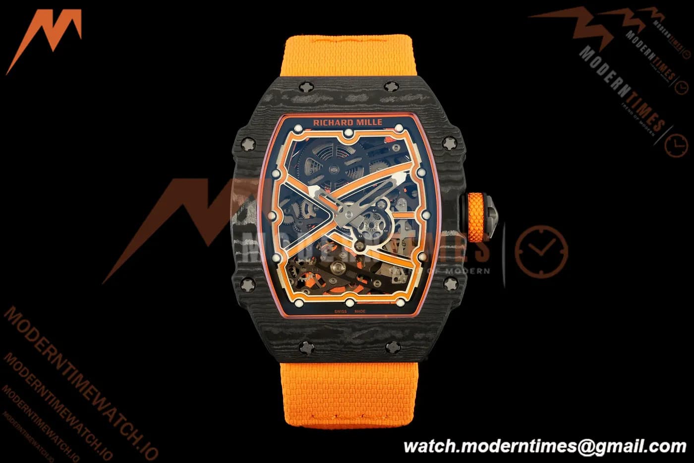 Richard Mille - RM67-02 Lando Norris McLaren Edition Black NTPT Blk/Orn Skeleton AVF CRMA7