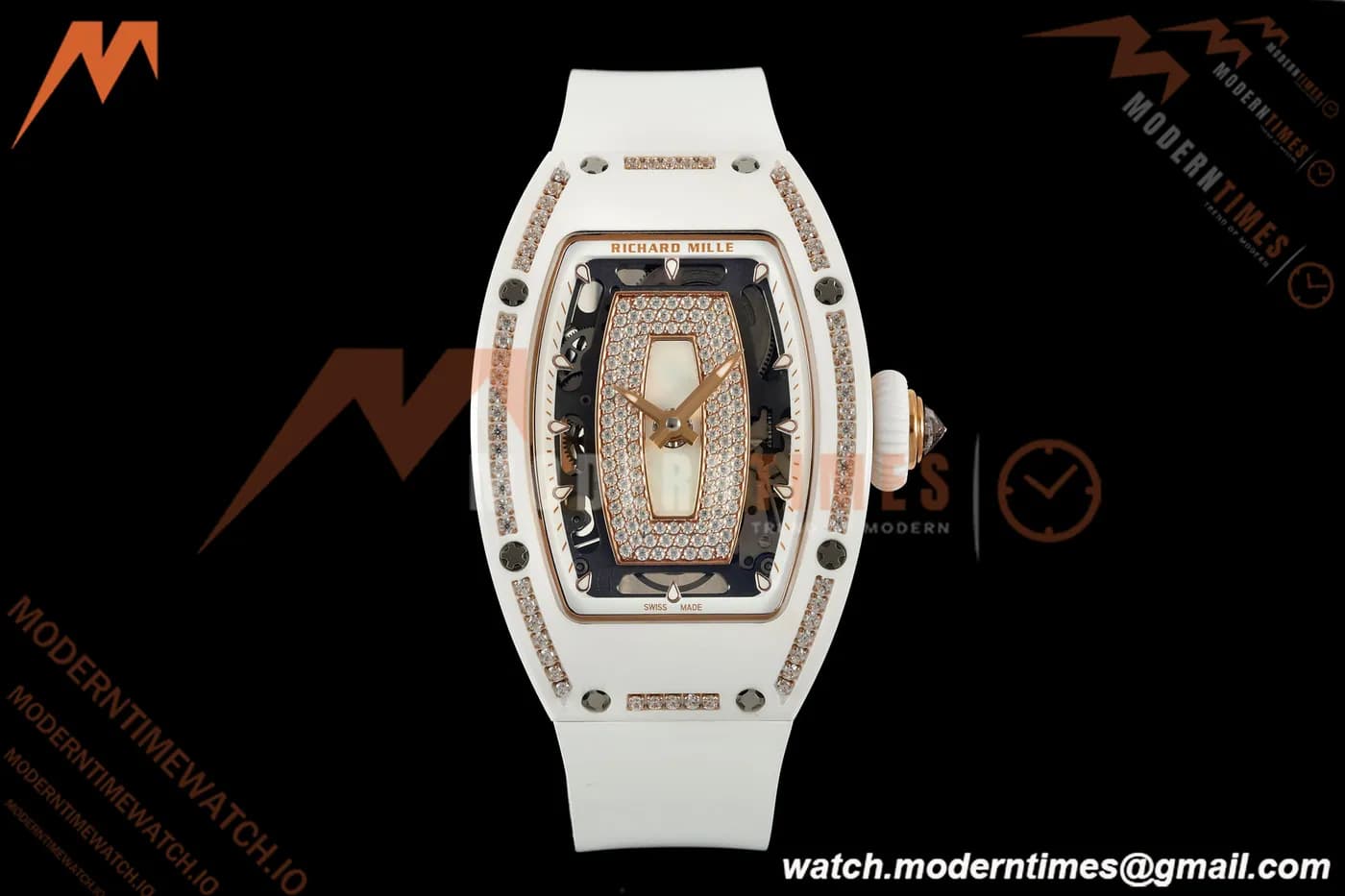 Richard Mille - RM07-01 White Ceramic CER/DIA/RU White Onyx ZF Asian CRMA2