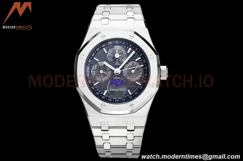 Audemars Piguet - Royal Oak Perpetual Calendar 26574ST SS/SS Blue BBRF A5134