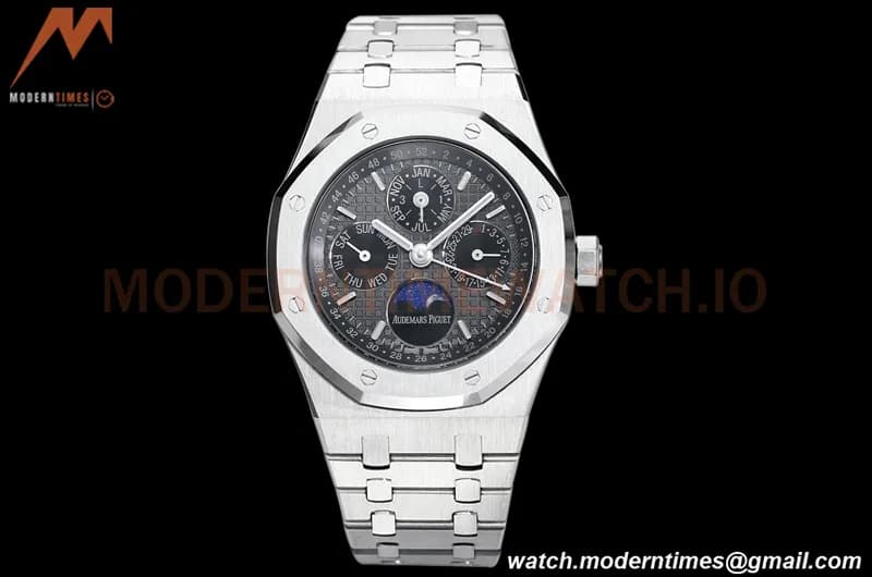 Audemars Piguet - Royal Oak Perpetual Calendar 26574TI SS/SS Grey BBRF A5134