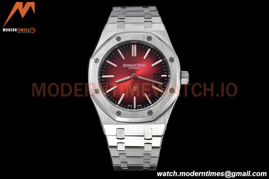 Audemars Piguet - Royal Oak 39mm 16202XT SS/SS Smoked Burgundy GDF MY8215