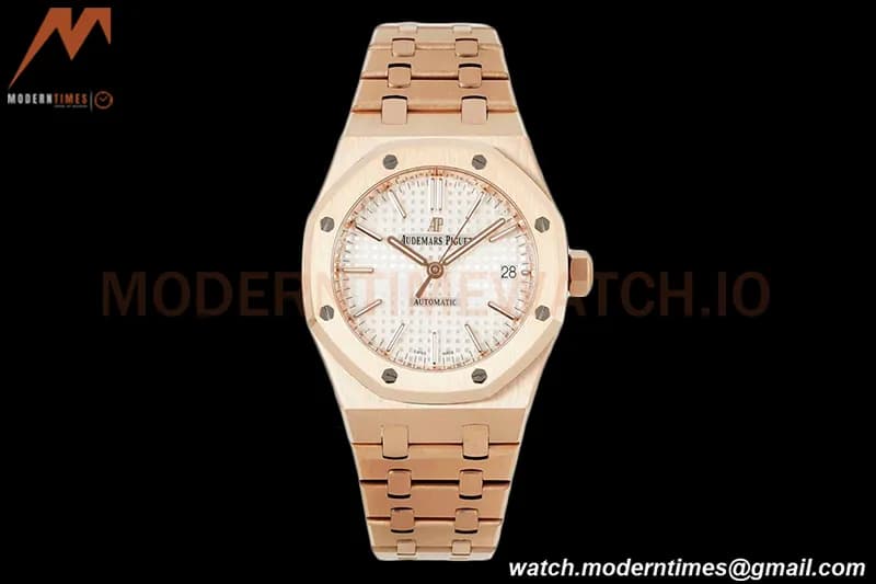 Audemars Piguet - Royal Oak 37mm 15450OR RG/RG Silver Stick IPF A3120