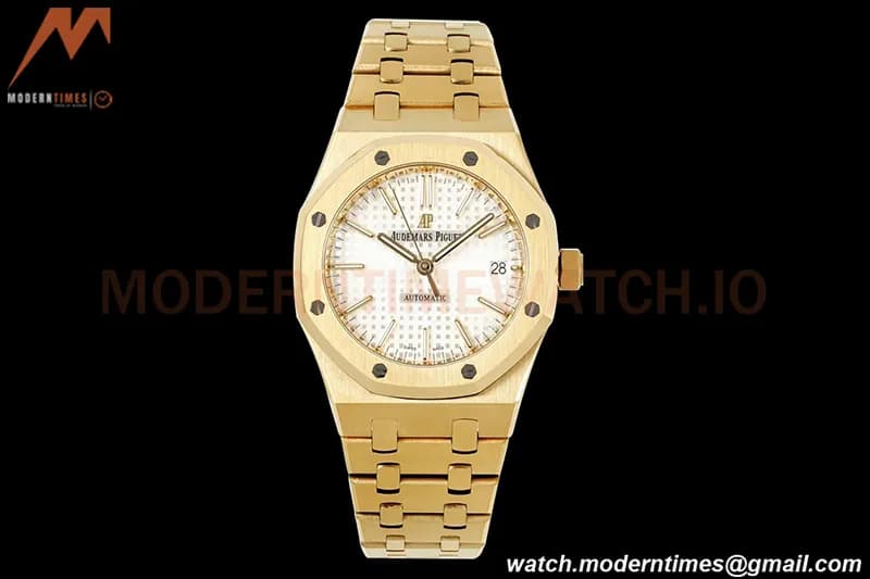 Audemars Piguet - Royal Oak 37mm 15450BA YG/YG Silver Stick IPF A3120