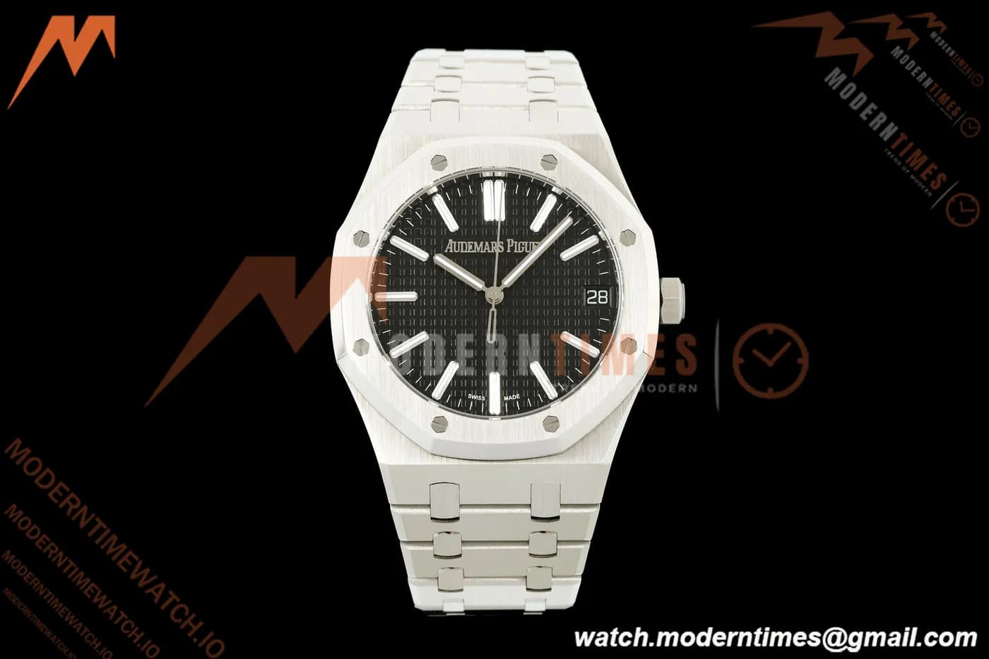 Audemars Piguet - Royal Oak 41mm 15510ST SS/SS Blk/Stk TOP SA4302 Mod