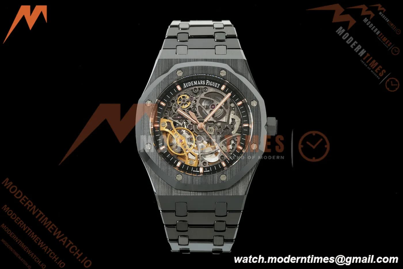Audemars Piguet - Royal Oak 15416CE 41mm Openworked CER/CER Black DDF SA3132