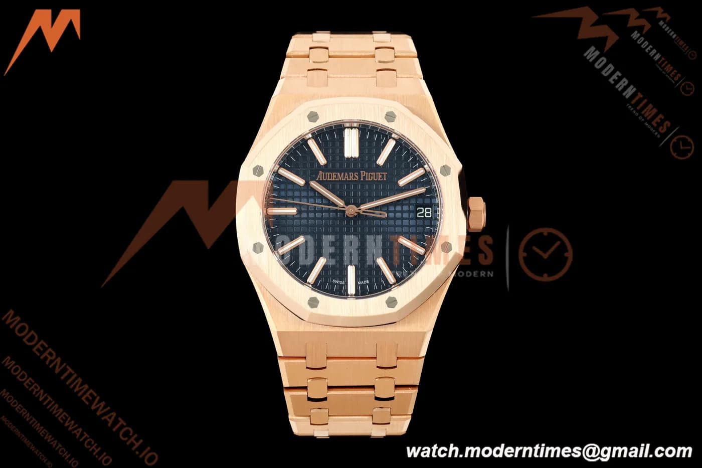 Audemars Piguet - Royal Oak 15510OR 41mm RG/RG Blue Dial DDF DD4302