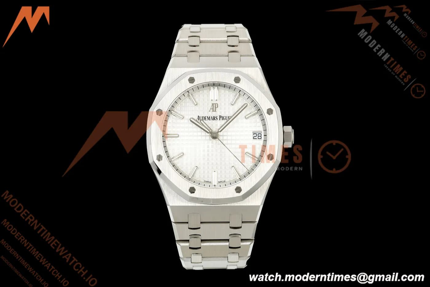Audemars Piguet - Royal Oak 15500ST SS/SS White ZF V4 SA4302 Free Sprung