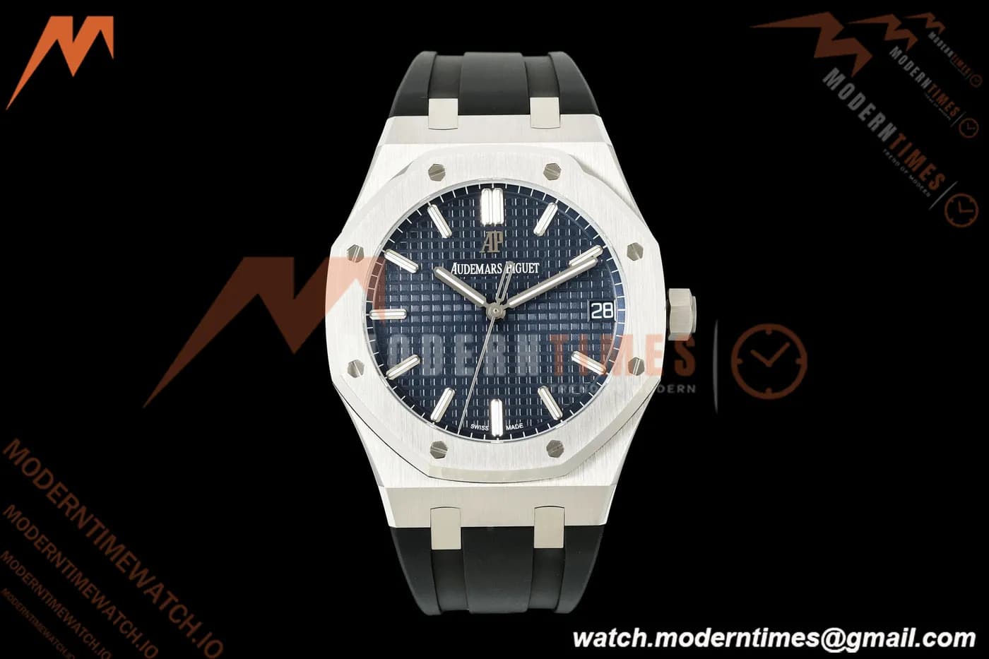 Audemars Piguet - Royal Oak 15500ST 41mm SS/RU Blue OCTAF SA4302 Free Sprung
