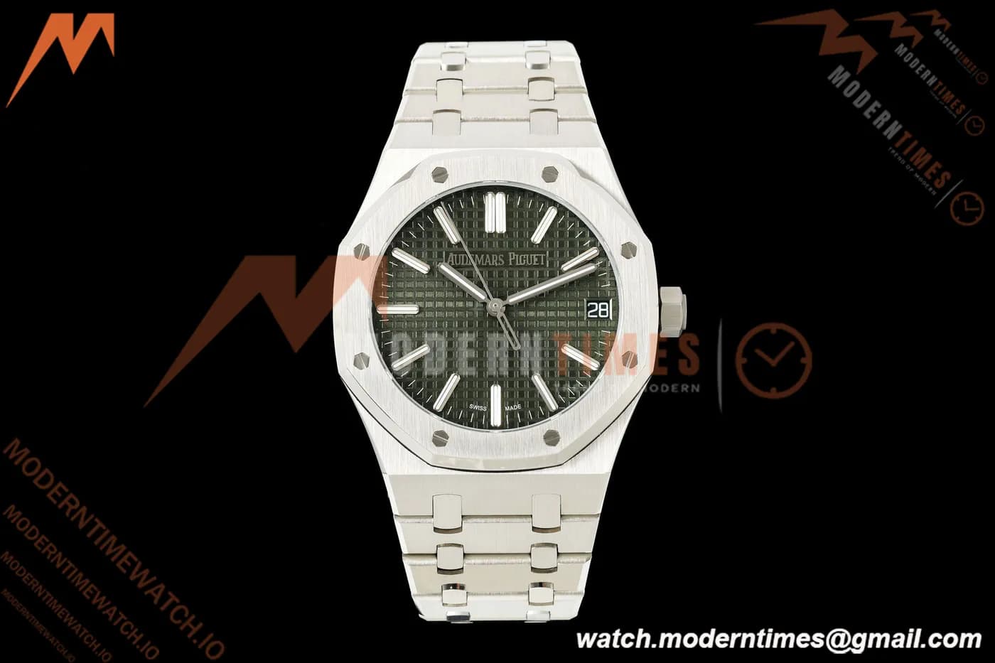 Audemars Piguet - Royal Oak 15510ST 41mm SS/SS Green OCTAF SA4302 Free Sprung