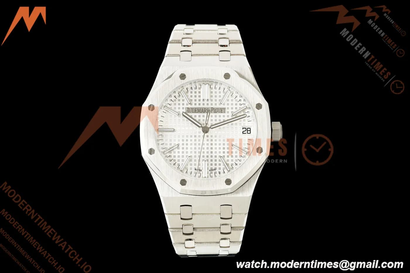 Audemars Piguet - Royal Oak 15510ST 41mm SS/SS White OCTAF SA4302 Free Sprung