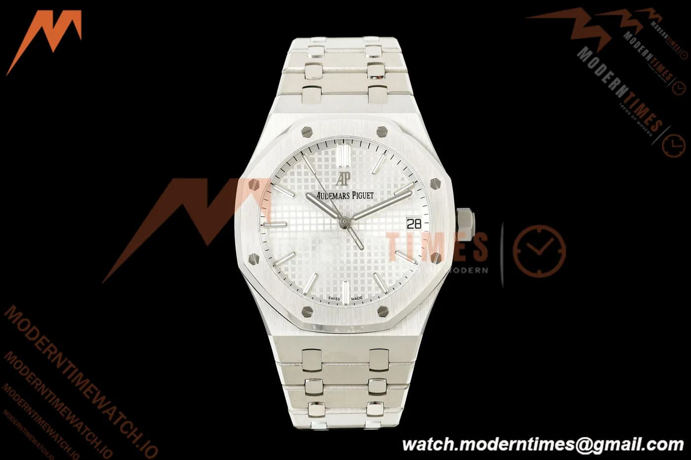 Audemars Piguet - Royal Oak 15500ST 41mm SS/SS White OCTAF SA4302 Free Sprung