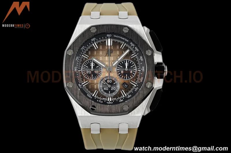 Audemars Piguet - AP ROO Chronograph 26420 SS/RU Brown/Black APF 7750 MOD