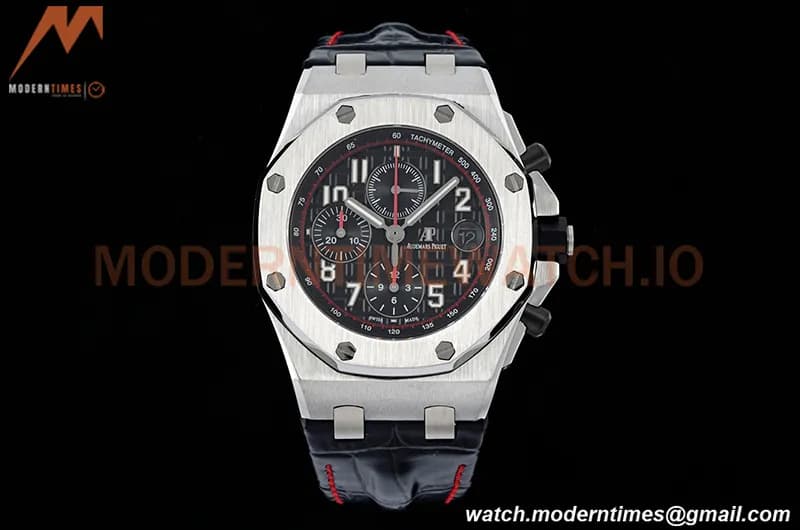 Audemars Piguet - AP ROO Chronograph SS/LE Blk/Num Blk SF A3126 Mod