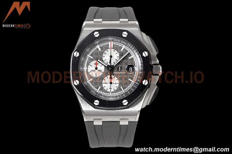 Audemars Piguet - AP ROO Chronograph 44mm CER/SS/RU Grey JJF A3126 Mod