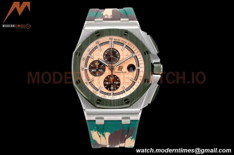 Audemars Piguet - AP ROO Chronograph 44mm SS/CER/RU Beige JJF A3126 Mod