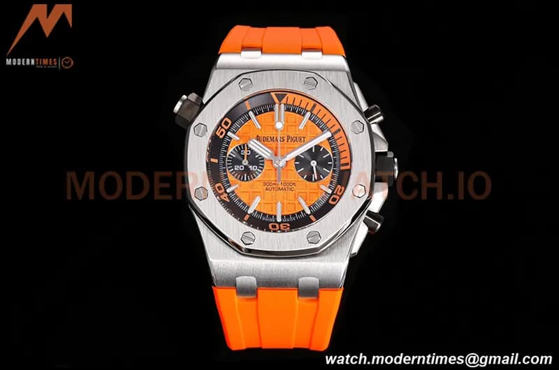Audemars Piguet - AP ROO Diver Chrono 42mm SS/RU Orange JJF A3124 Mod