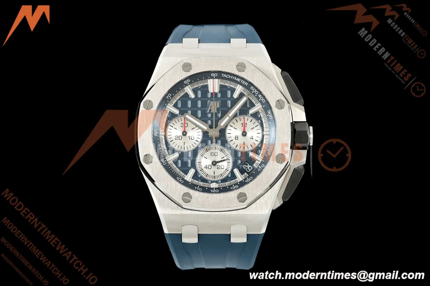 Audemars Piguet - Royal Oak Offshore Chronograph 43mm 26420TI TI/RU Blu/Silv APPF Cal. 4401 Mod