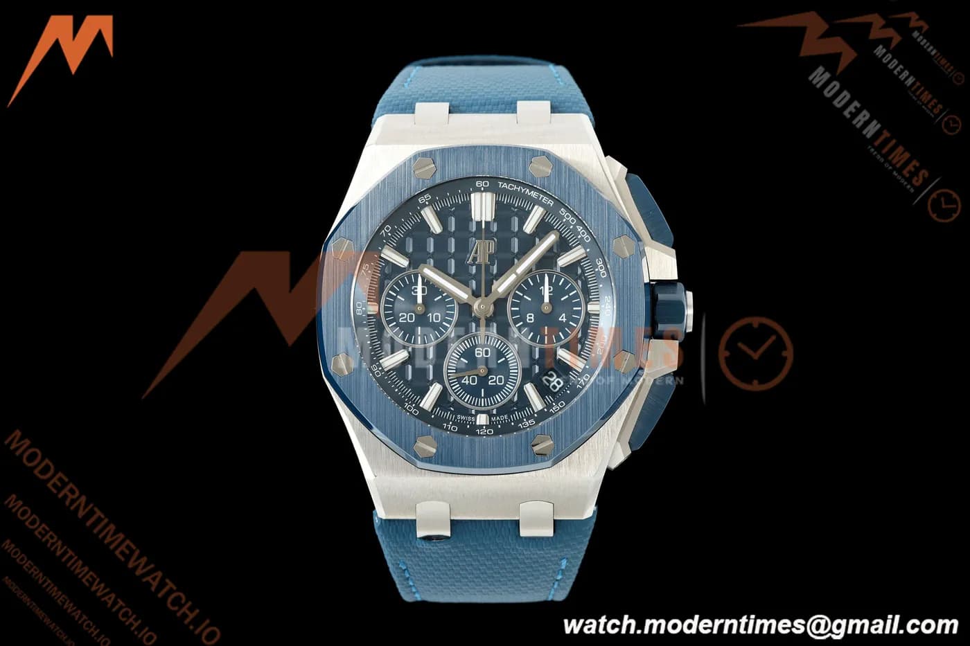 Audemars Piguet - Royal Oak Offshore Chronograph 43mm 26420SO SS/CER/NY Blue Dial APPF Cal. 4401 Mod