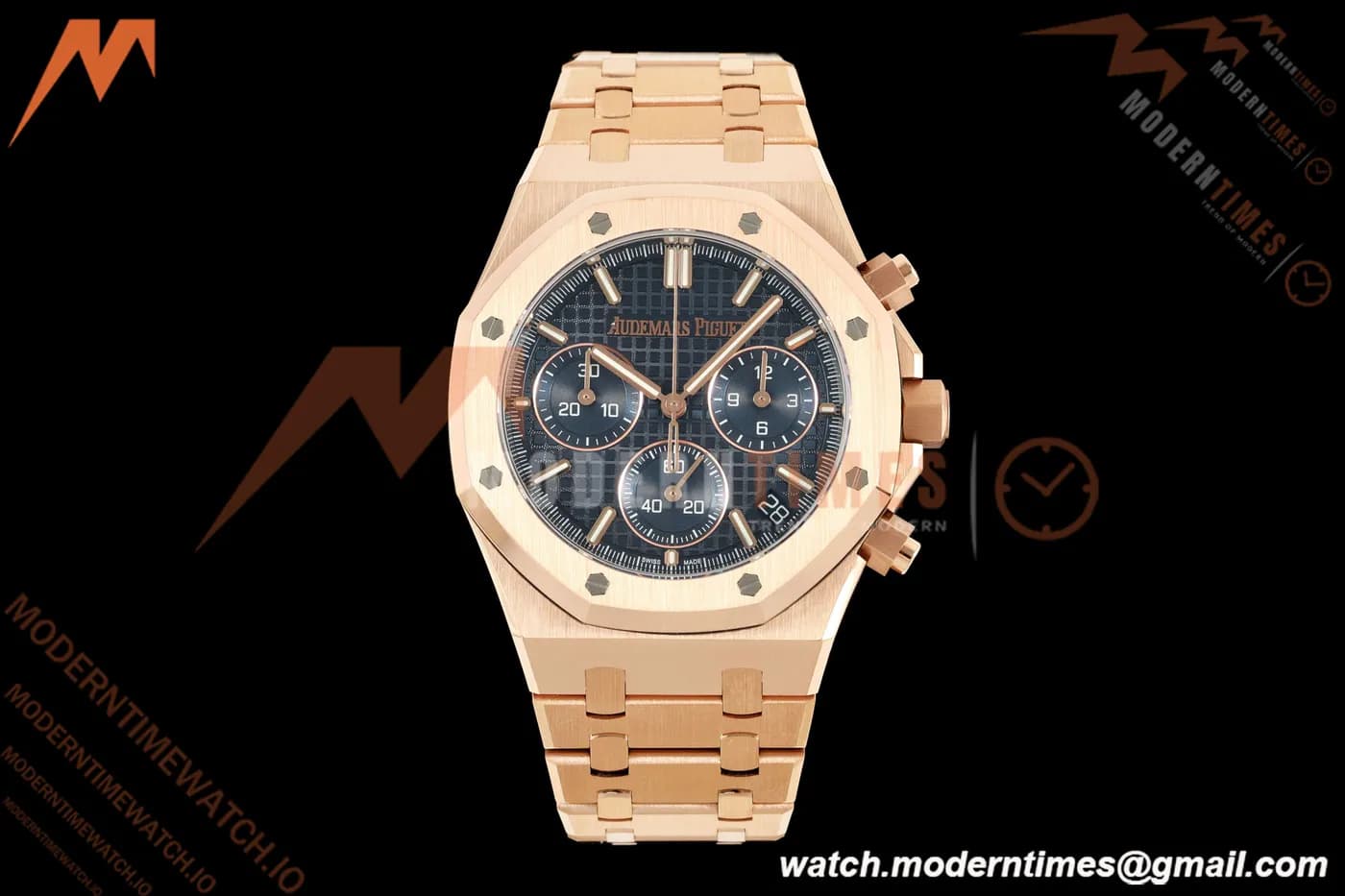 Audemars Piguet - Royal Oak 26240OR Gain Weight 41mm RG/RG Blue SWF Dial DDF DD4401
