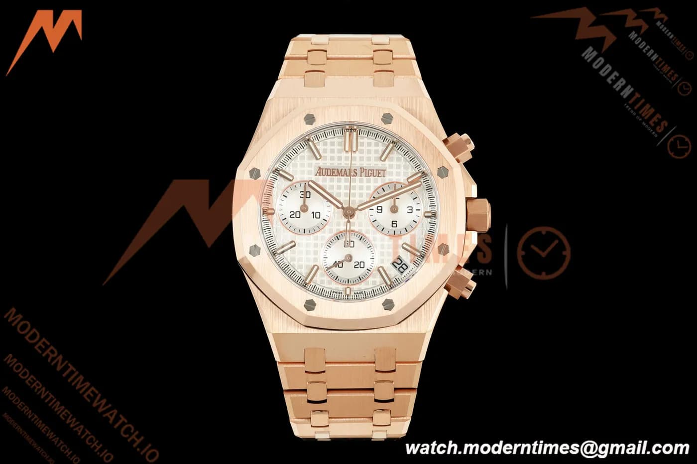 Audemars Piguet - Royal Oak 26240OR Gain Weight 41mm RG/RG White SWF Dial DDF DD4401