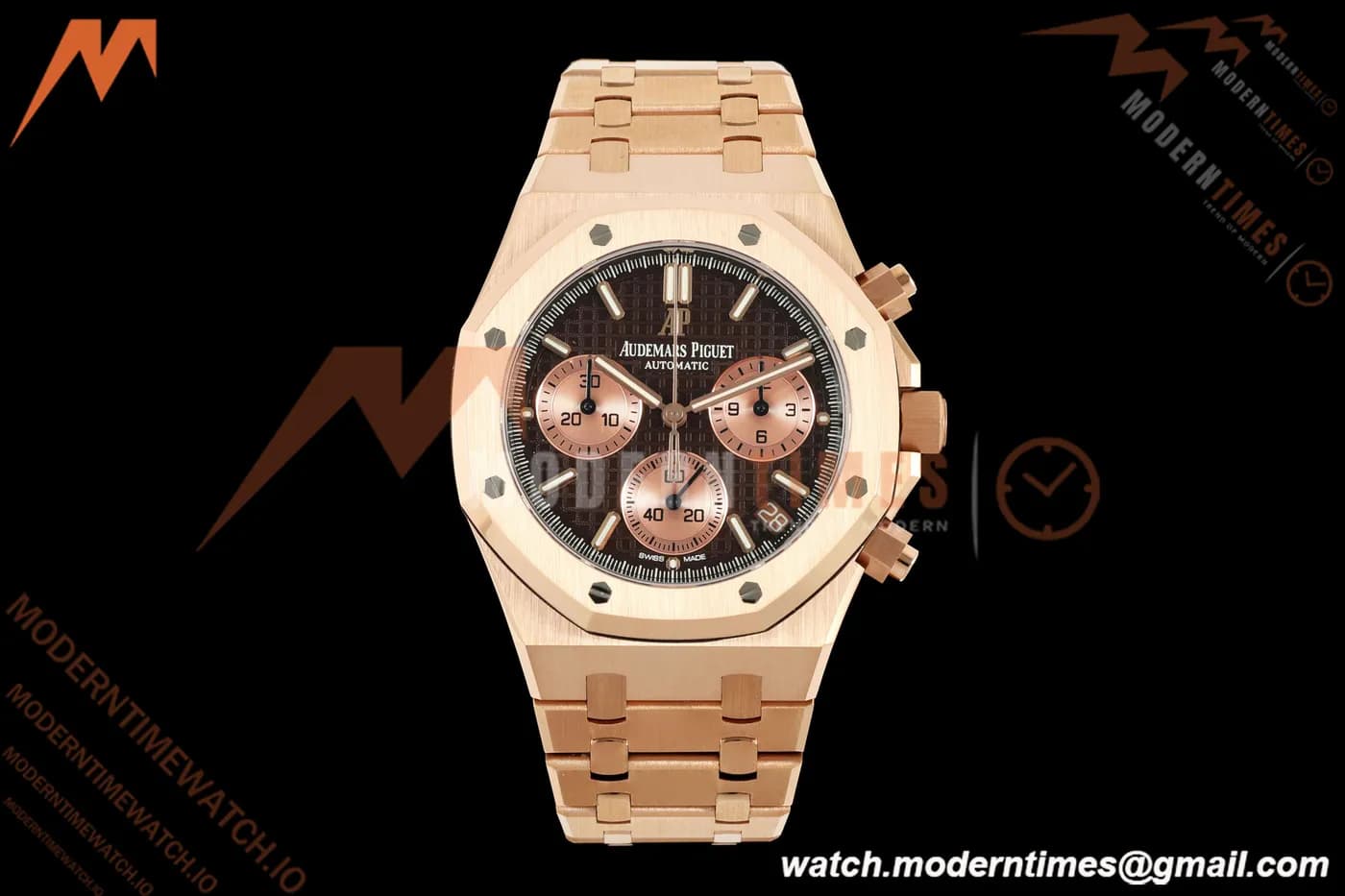 Audemars Piguet - Royal Oak 26331OR Gain Weight 41mm RG/RG Brown SWF Dial DDF DD4401