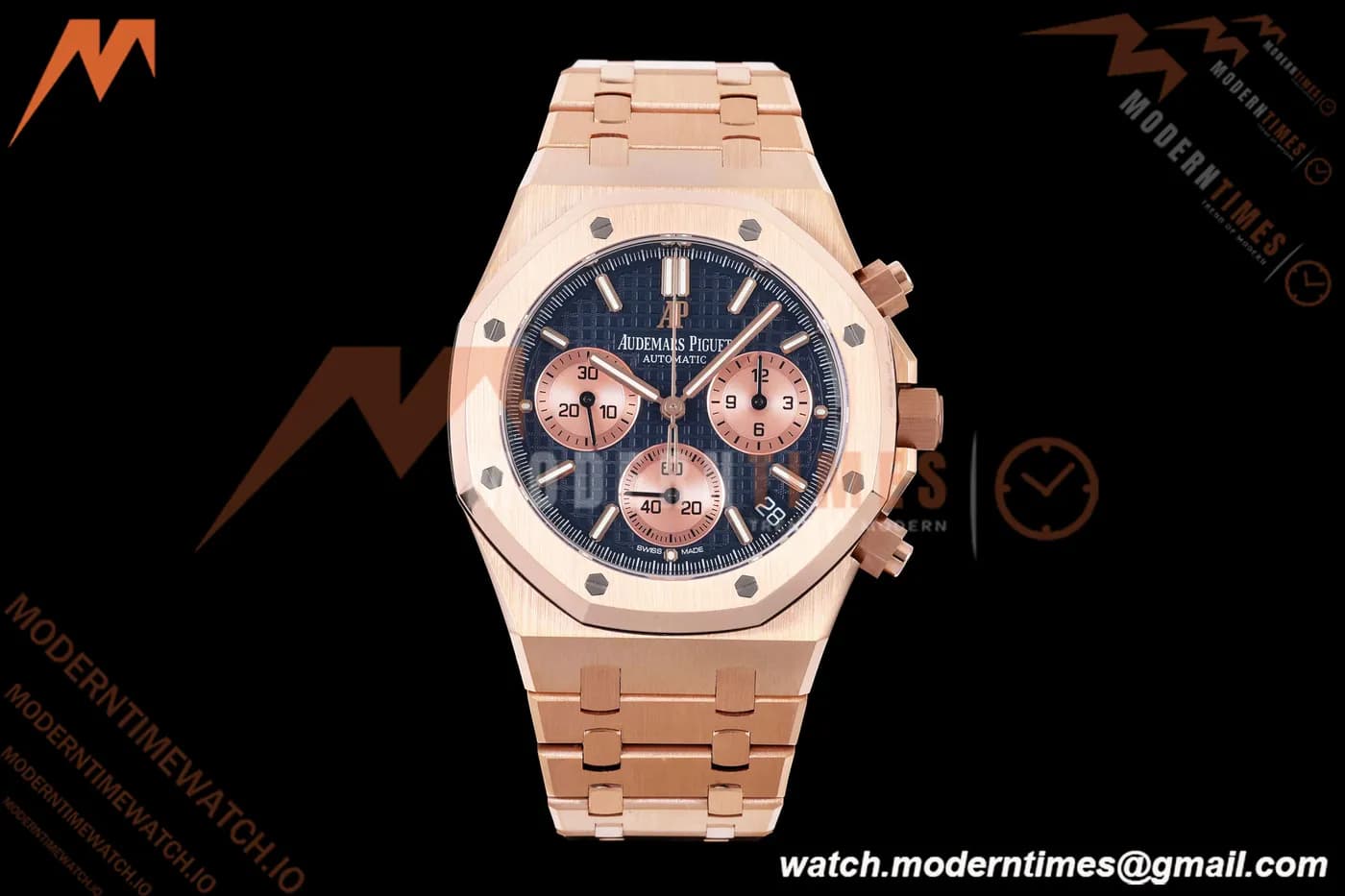 Audemars Piguet - Royal Oak Chrono 26239OR Gain Weight 41mm RG/RG SWF Blue Dial DDF DD4401