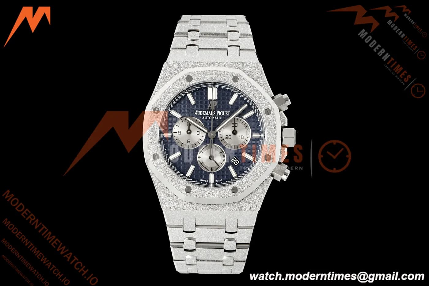 Audemars Piguet - Royal Oak Chrono 26331BC Frosted 41mm SS/SS Blue APWF Cal.2385 Mod