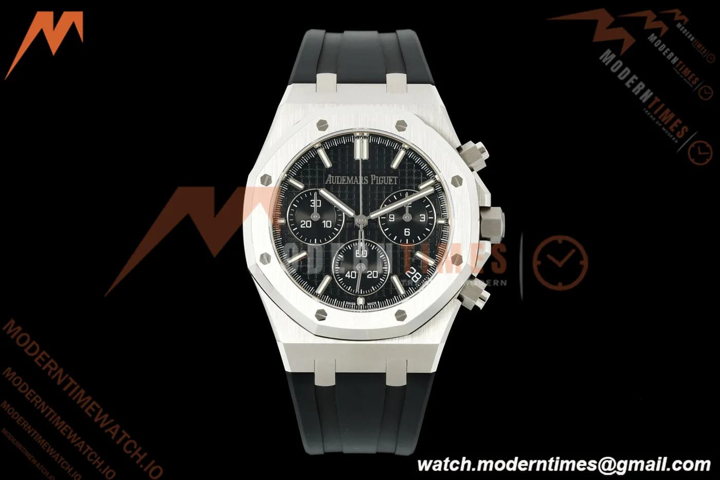 Audemars Piguet - Royal Oak 26240ST 50th Anniversary 41mm SS/RU Black SWF Dial DDF DD4401