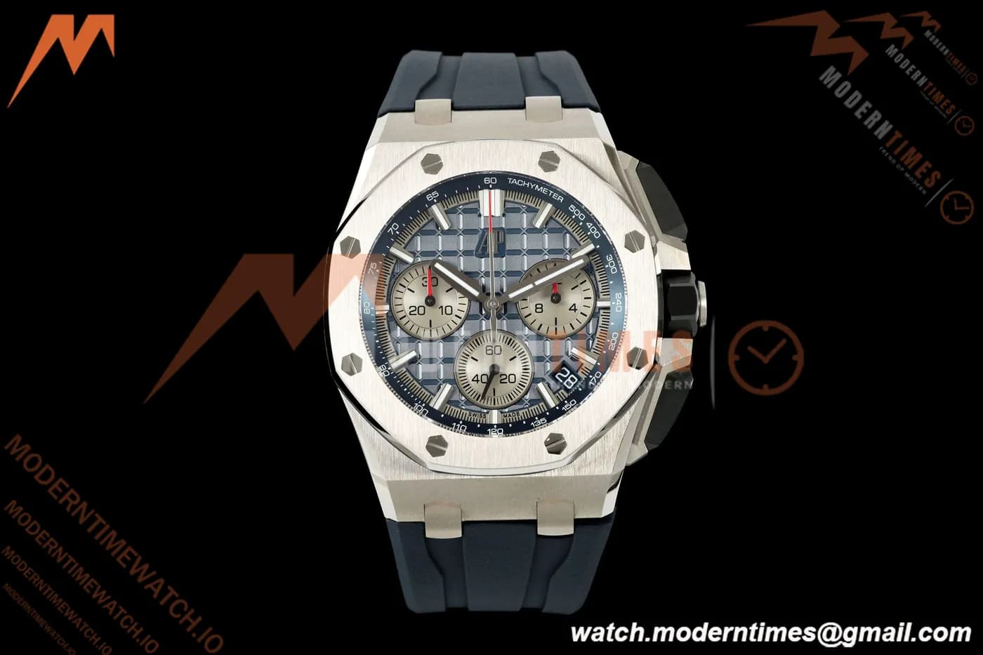 Audemars Piguet - Royal Oak Offshore 26420TI 43mm TI/RU Blu/Silv DDF DD4401