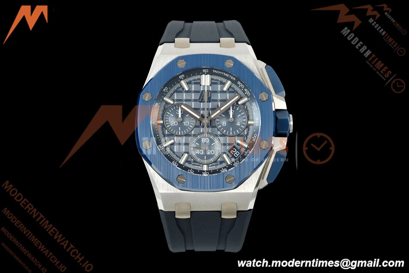 Audemars Piguet - Royal Oak Offshore 26420SO 43mm SS/CER/RU Blu/Silv DDF DD4401