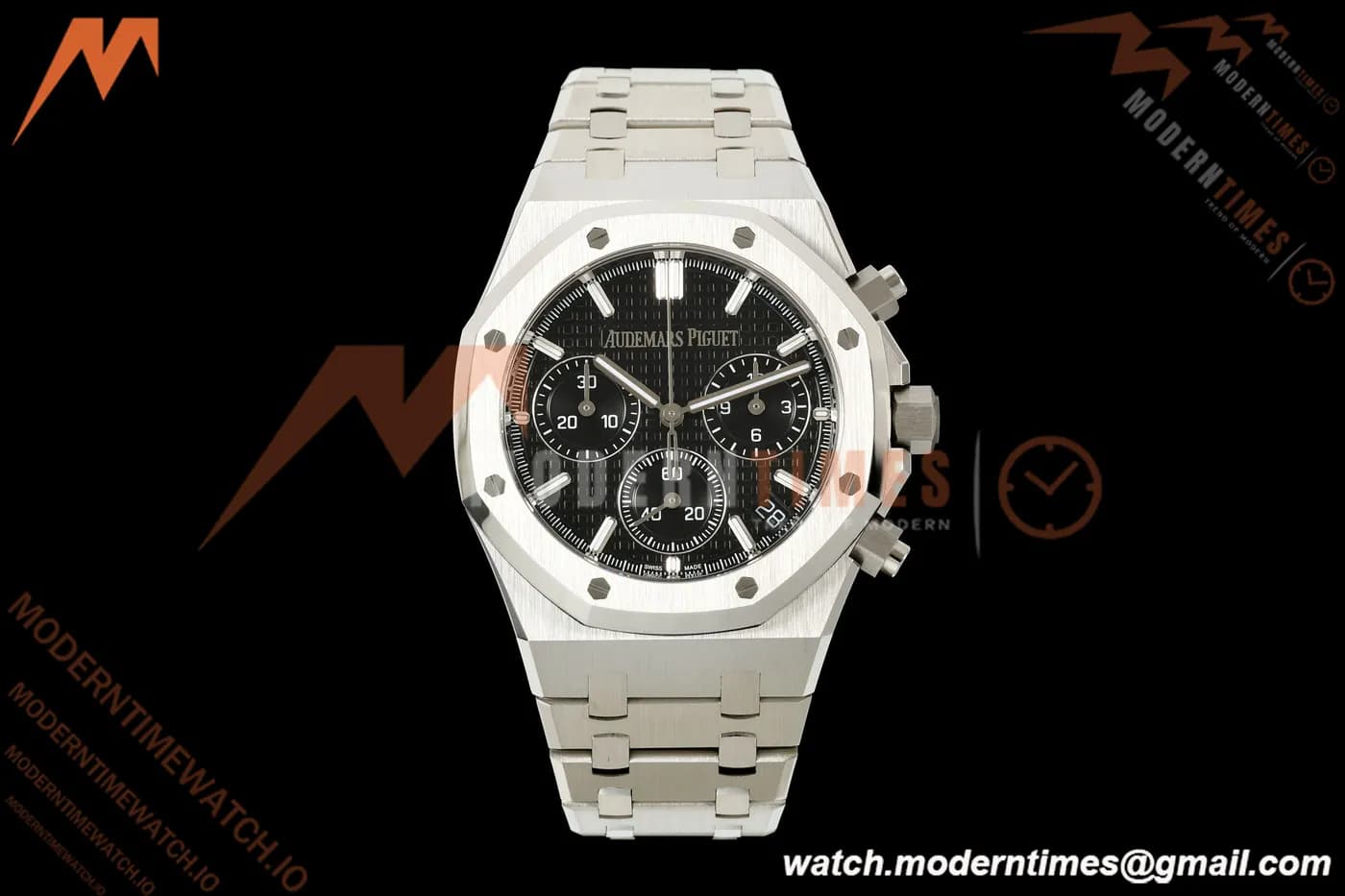 Audemars Piguet - Royal Oak 26240ST 41mm SS/SS Black Dial ZF DD4401 Free Sprung